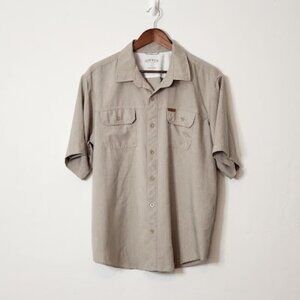 Orvis Men's Short Sleeve Button-down Shirt Size XL